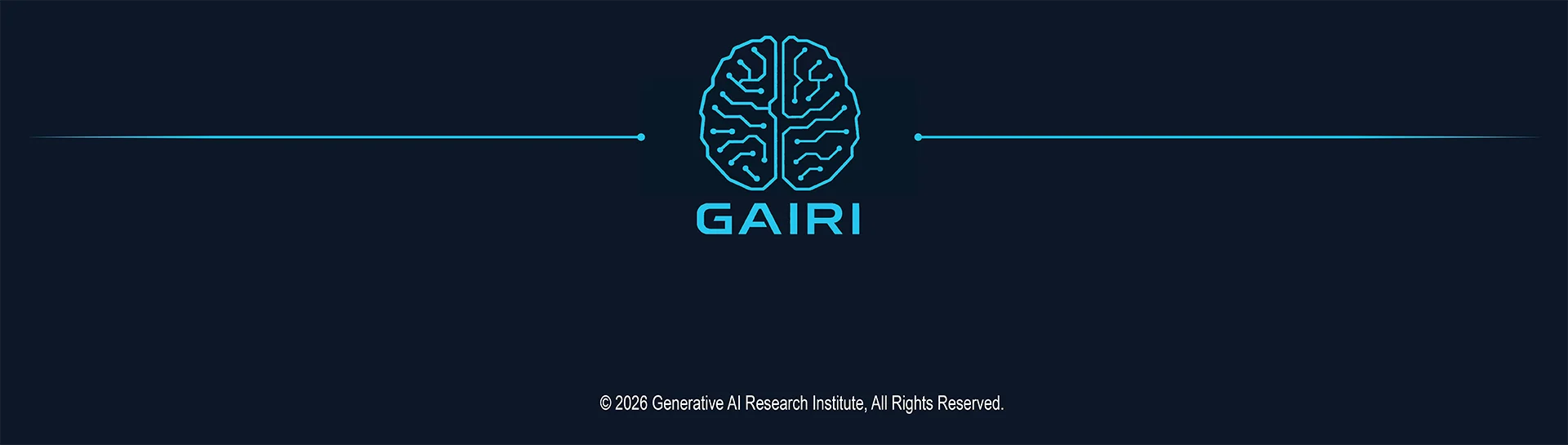 Generative AI Research Institute Footer